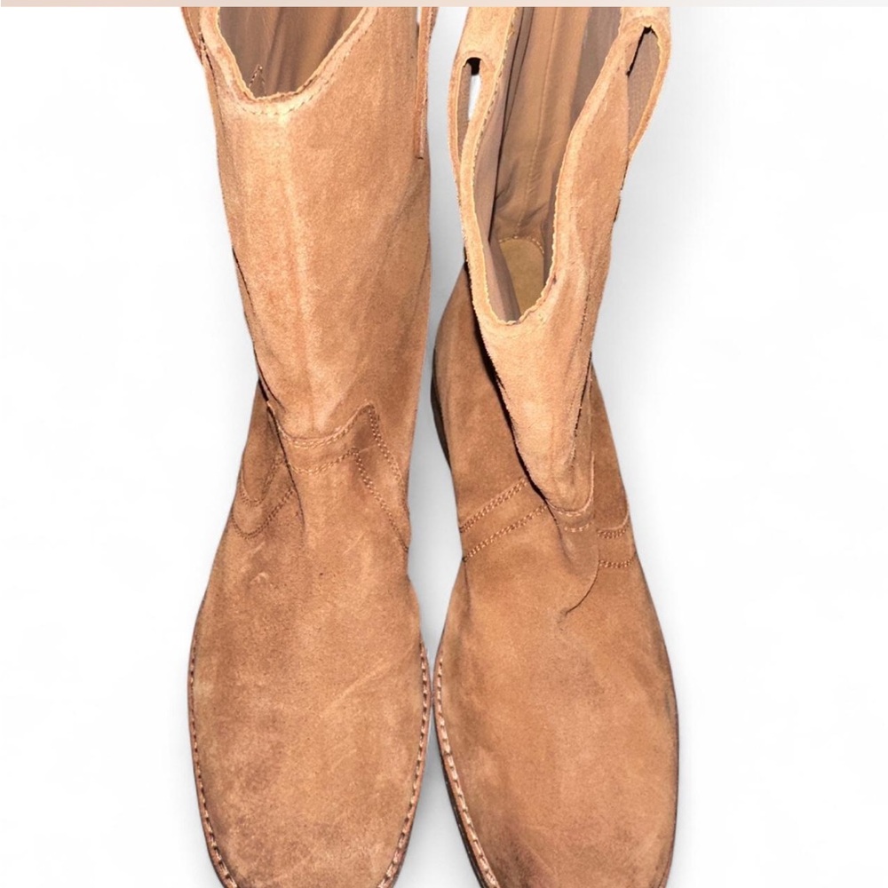 Free People Tan Ankle Boots